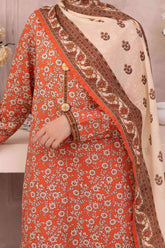 NUSL3209 Printed Lawn Suit - Unstitched 3Pc